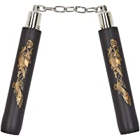 Infantil 20.3cm Seguridad Nunchucks De Espuma Con Cadena - All Blacks